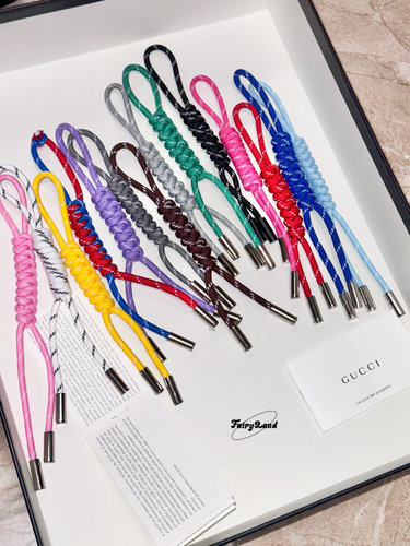 定制miu系撞色手工编织绳汽车钥匙扣包包挂件背包饰品清新ins风潮