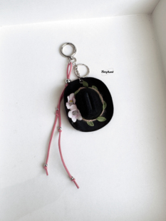 西部牛仔帽麂皮绳钢珠钥匙扣五角星包包挂件腰间钥匙扣博主同款