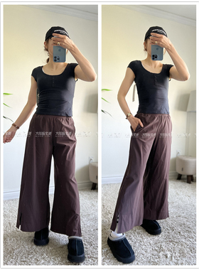 代购Lululemon Stretch Woven/Cinchable瑜伽运动休闲短长裤合辑