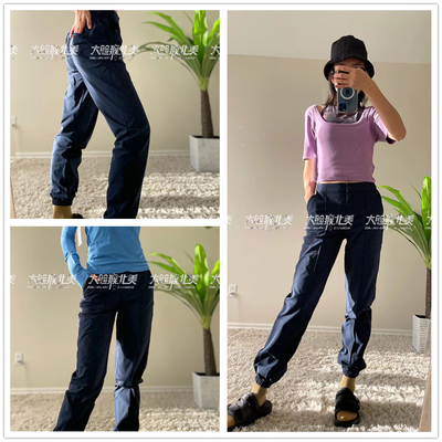 女士商务休闲九分裤lululemon
