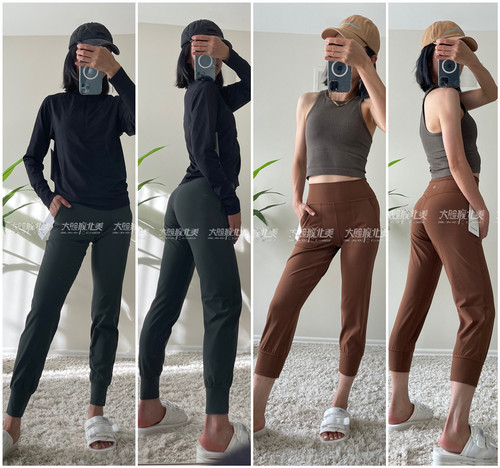 裸感瑜伽lululemon高弹束脚