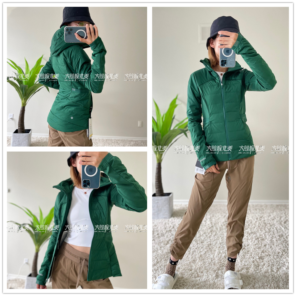 lululemon保暖轻便鹅绒修身瑜伽