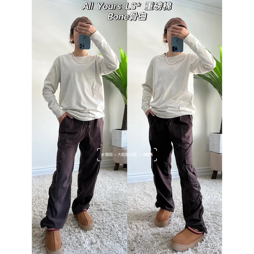 瑜伽lululemon运动休闲宽松长袖