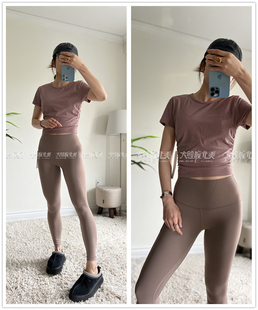 Align Pant 国现lululemon 瑜伽高腰亲肤软糯九分紧身裸感裤