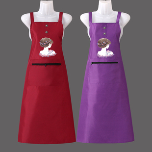 加长过膝围裙女防静电轻薄款夏季不闷热布料不粘毛防静电洋气上班