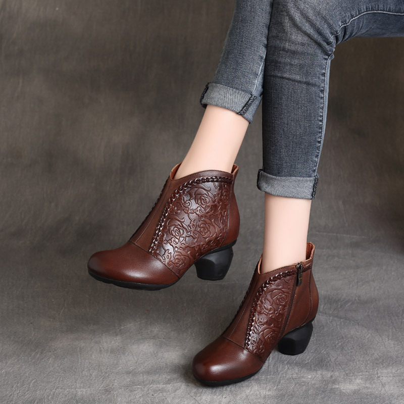 芭芭步正品高端洋气时尚真皮时尚