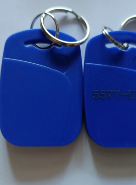 1号双芯片钥匙扣复制ID125K5200十IC复制UID加密复制电梯停车卡