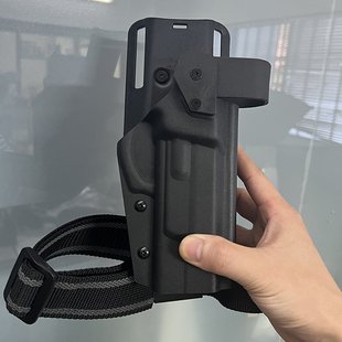 G34 G17 战术快拔套拇指解锁快枪套K板绑腿下沉格洛克腰带92A 92G