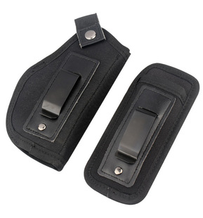 隐藏腰部内侧枪套反手快拔套弹夹套便衣隐蔽贴身通用P320 g17 G19