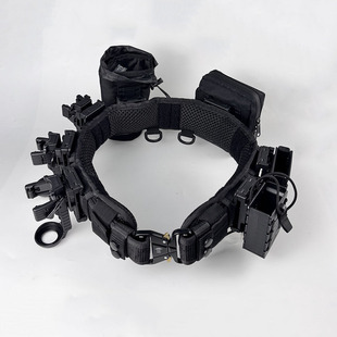 金属扣头快拆战术八件套腰封巡逻内外腰带快拔套装激光molle系统