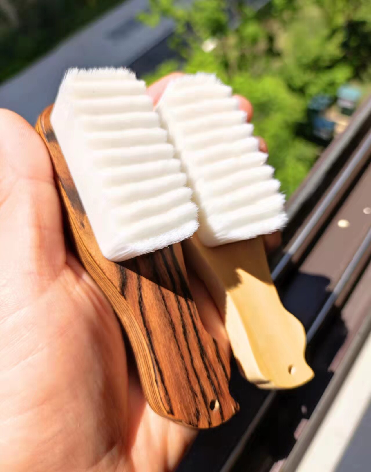 万毛刷小波浪不掉丝不掉渣核桃刷菩提凤眼提亮抛光升级热销硬毛