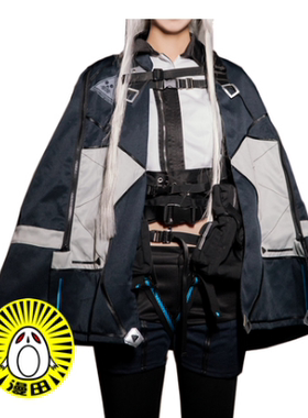 漫田 少女前线cos服 AK12战斗服忤逆小队 cosplay服装假发大佬女