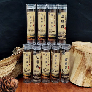 松塔香无粘粉小祥云盘香中式香炉塔香鹅梨帐中香卧房降真老山檀香