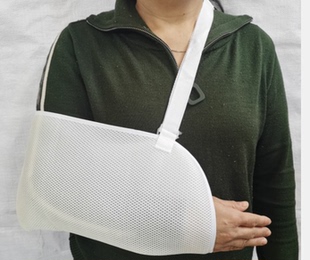 黑色白色成人护肩带肩关节偏瘫康复习惯性防脱臼护具护拖肩托手臂