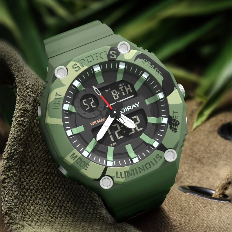 电子手表男款初高中学生机械运动手表防水夜光电子表旗舰店正品