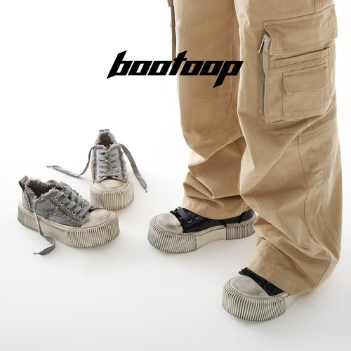 bootoop廓形商店马皮厚底板鞋