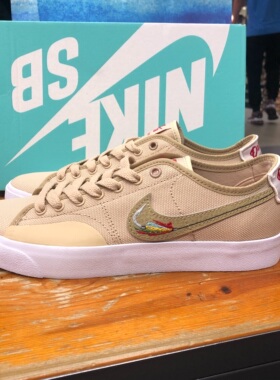 耐克NIKE SB BLZR 男女休闲耐磨防滑 联名帆布滑板鞋 CZ5605-201