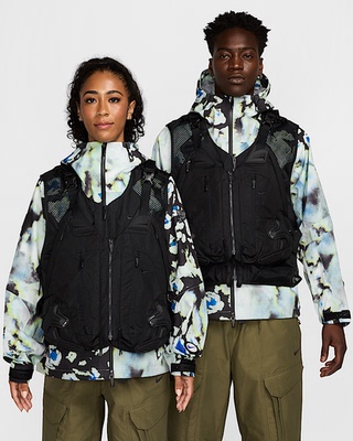 NIKE NOCTA 联名户外机能多功能战术网眼绑带马甲背心 FZ1544-010