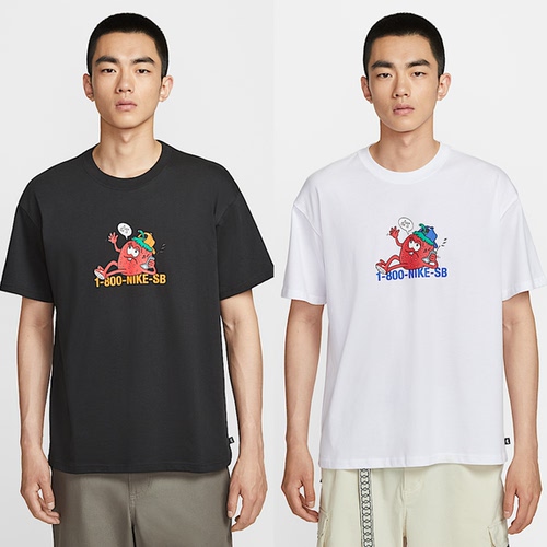 正品NIKE耐克SB系列 印花夏季男子休闲运动速干圆领短袖T恤HV1303