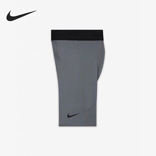 耐克nike儿童速干健身运动短裤男童弹力透气篮球打底裤童装FJ6820