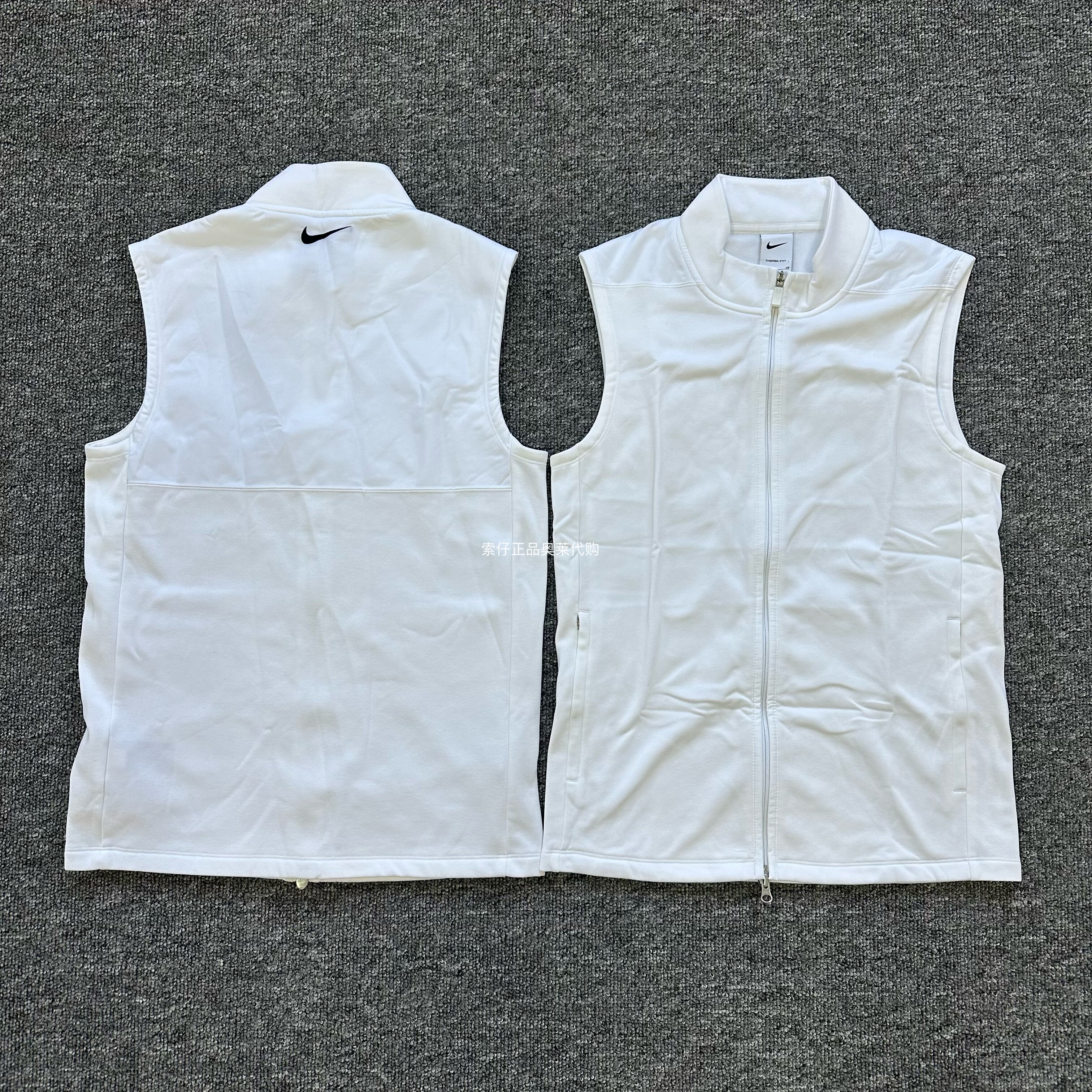 Nike/耐克 男子秋冬高尔夫运动训练休闲薄绒保暖马甲背心 DQ4574