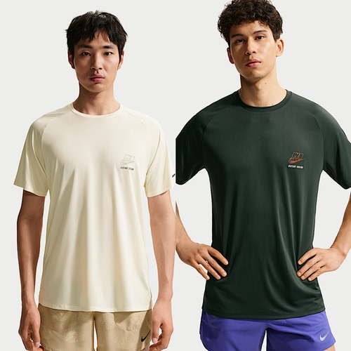 正品耐克/Nike Dri-FIT ADV Stride男透气速干跑步运动T恤 IO0544