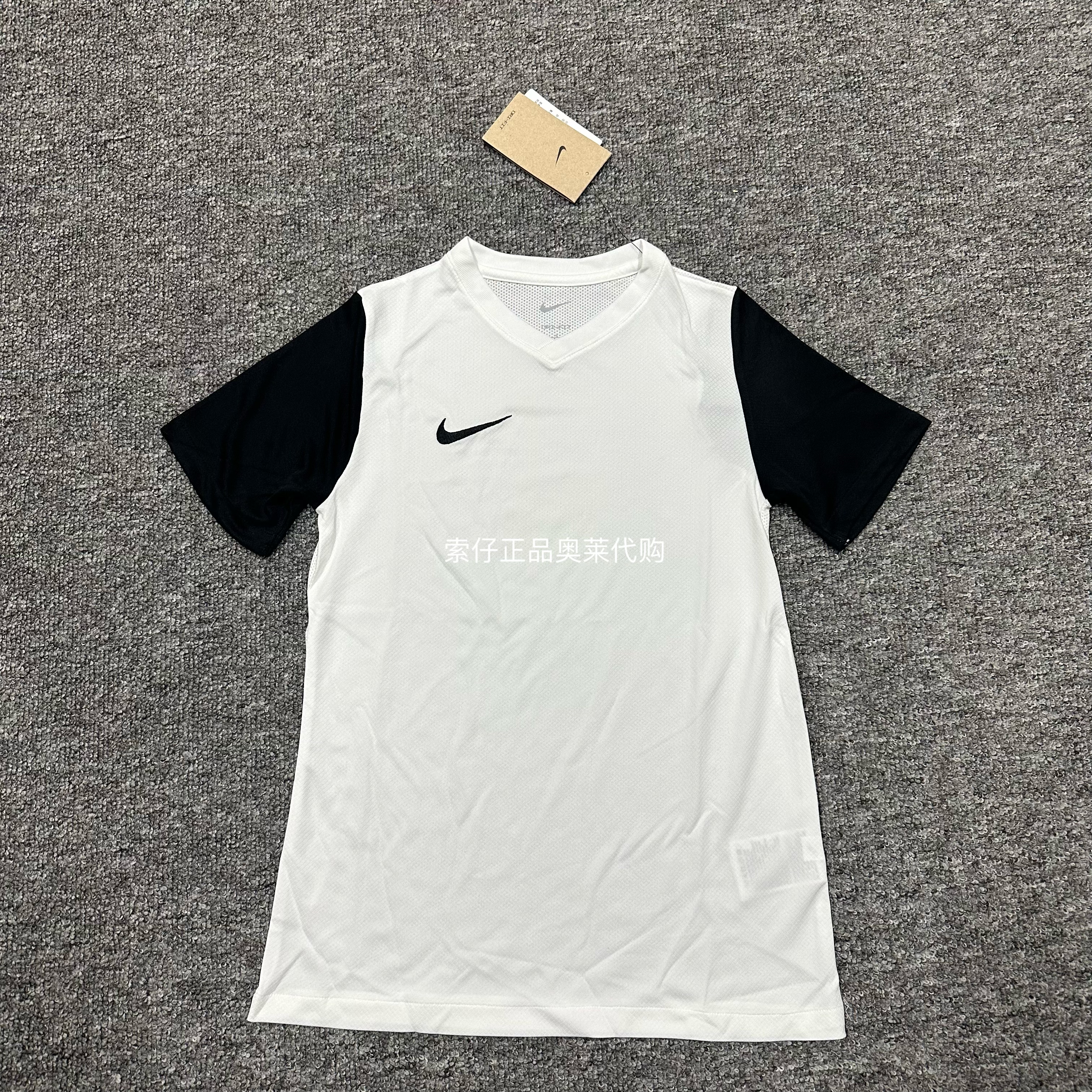 正品Nike耐克 男女儿童运动速干透气排汗短袖 足球训练T恤DH8389