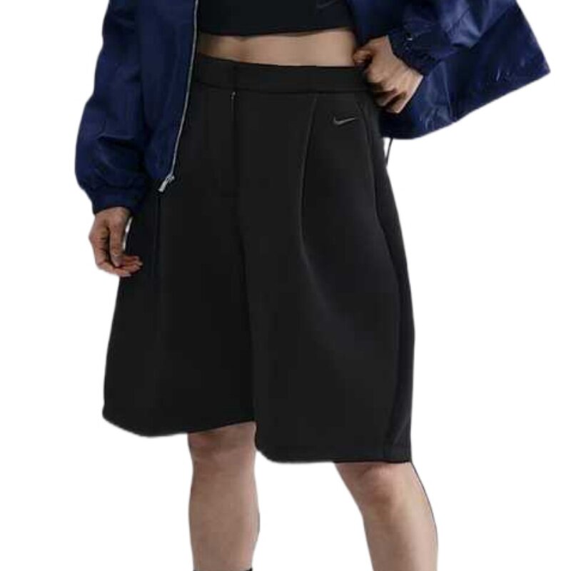 Nike/耐克 女子宽松透气速干空气棉直筒阔腿短裤裤IF1656-010