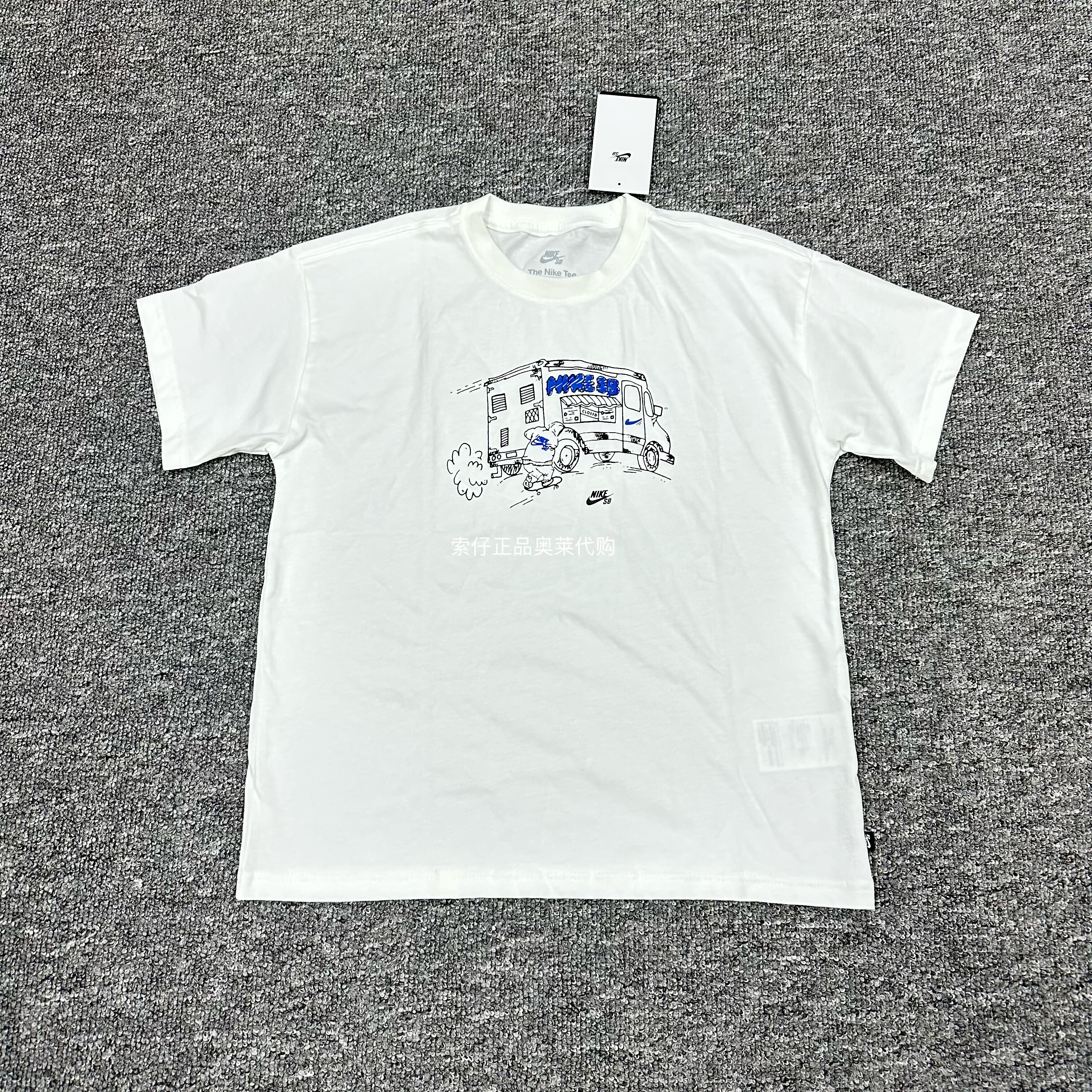 正品Nike/耐克 夏季男女大童透气运动休闲圆领短袖纯棉T恤 HQ3226