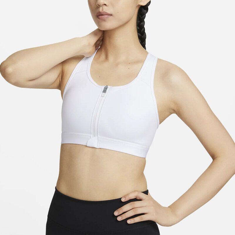 Nike耐克女子拉链款运动内衣Bra 速干防震聚拢防下垂文胸 DD1206