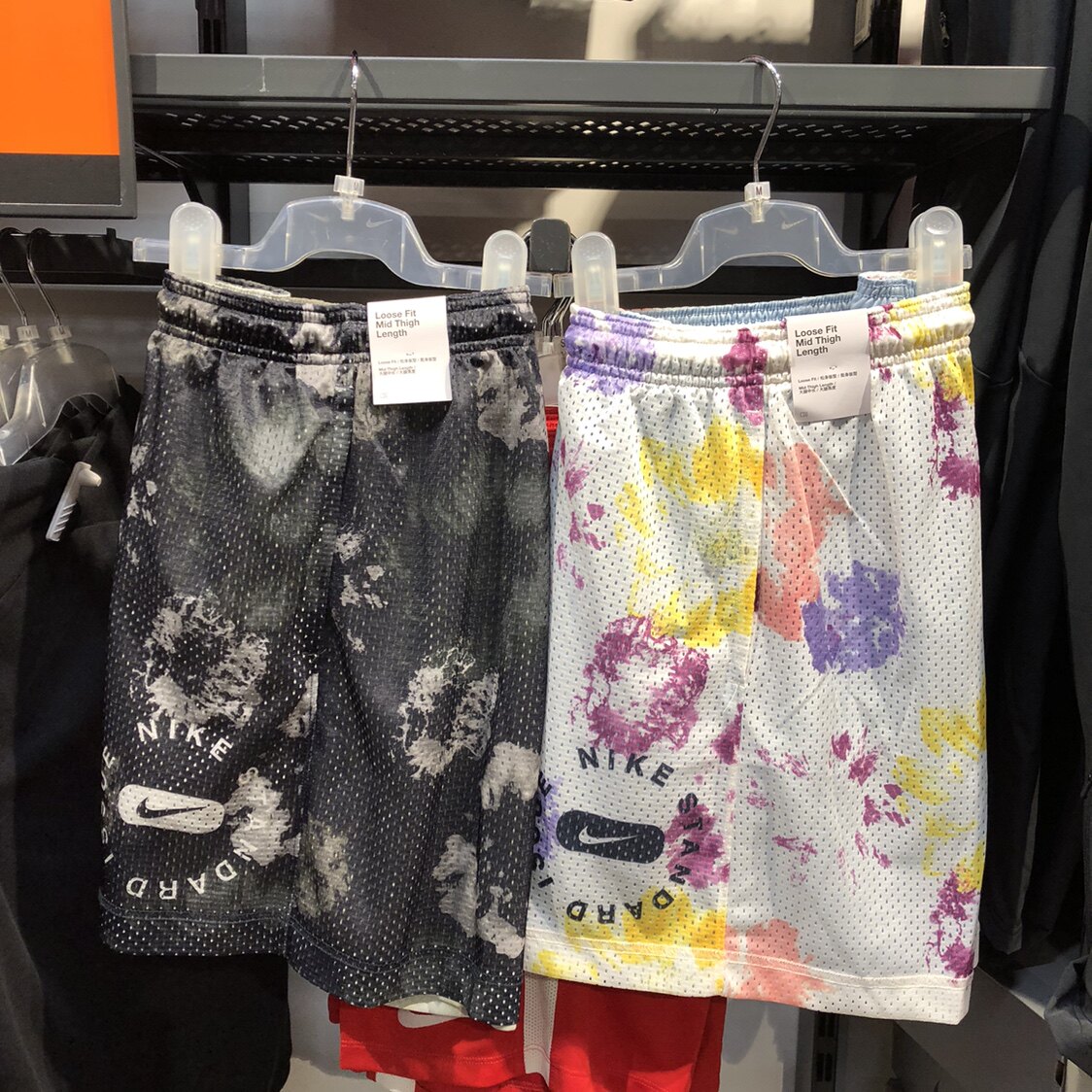 Nike耐克男 网眼透气速干双面穿 夏季篮球运动休闲迷彩短裤DH7387