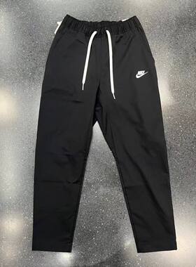 Nike/耐克 男子春秋跑步训练运动休闲透气刺绣梭织收腿长裤DX0625