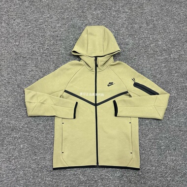 耐克/Nike TECH FLEECE男子连帽跑步训练运动休闲防风外套 HV0950