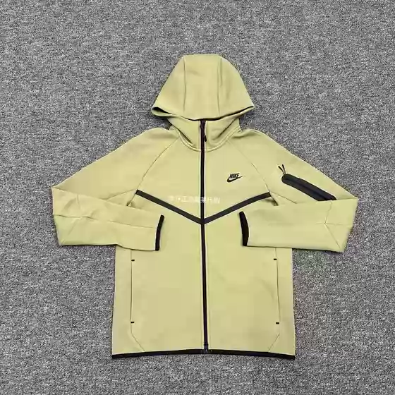 Nike/Nike Tech Fleece Men's Hooded Running Training Sports Casual Windproof Jacket Hv0950