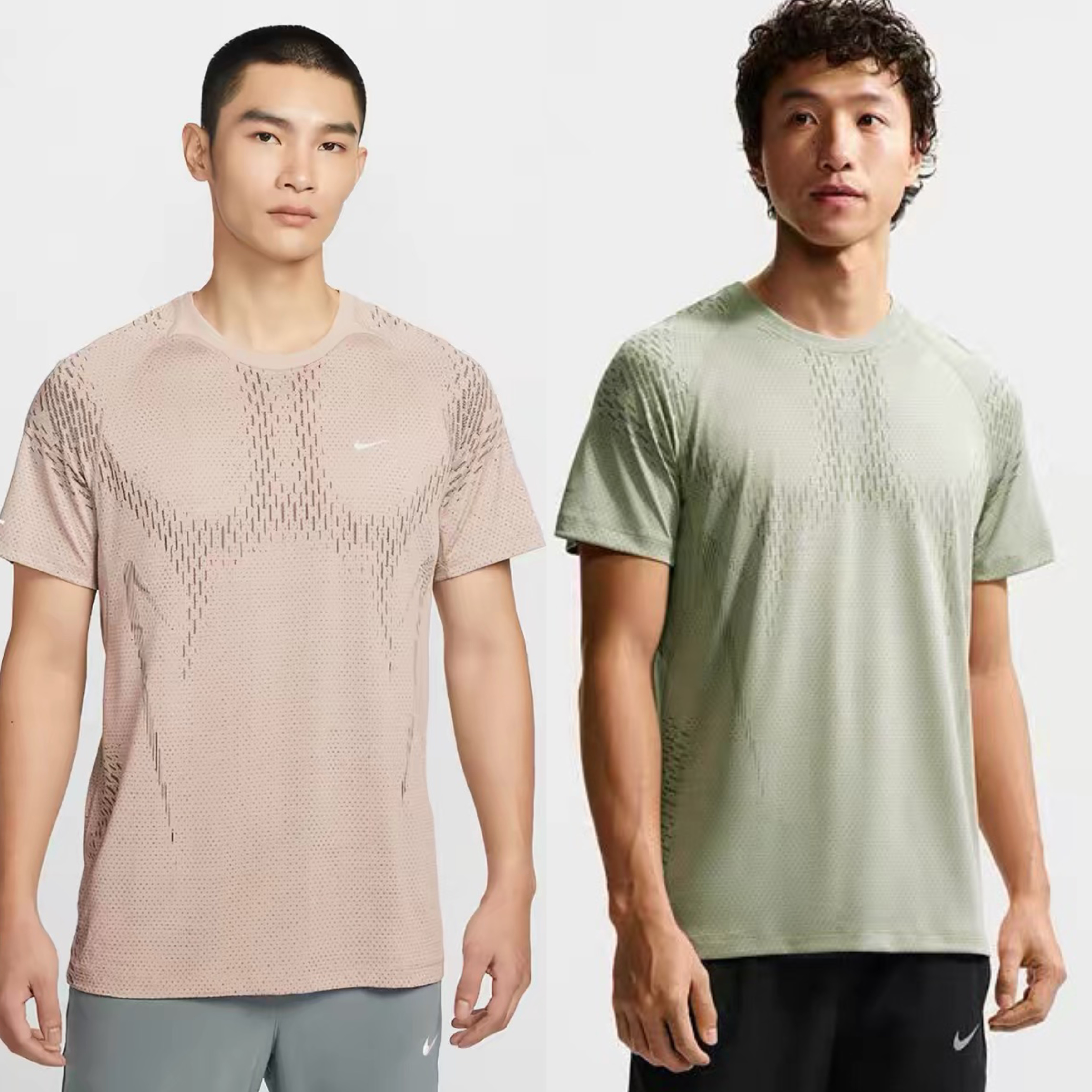 正品耐克NIKE 男子跑步T恤夏新款速干网眼透气短袖运动上衣IF2089