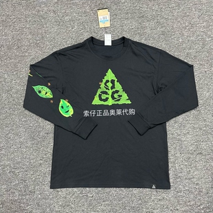 Nike ACG LOGO男子户外机能印花运动休闲宽松长袖T恤 HJ0803-010