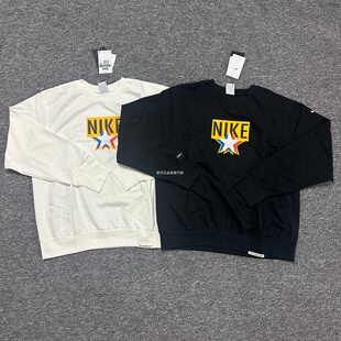 T恤DV7975 卫衣长袖 耐克Nike 男子针织透气圆领印花运动休闲套头衫