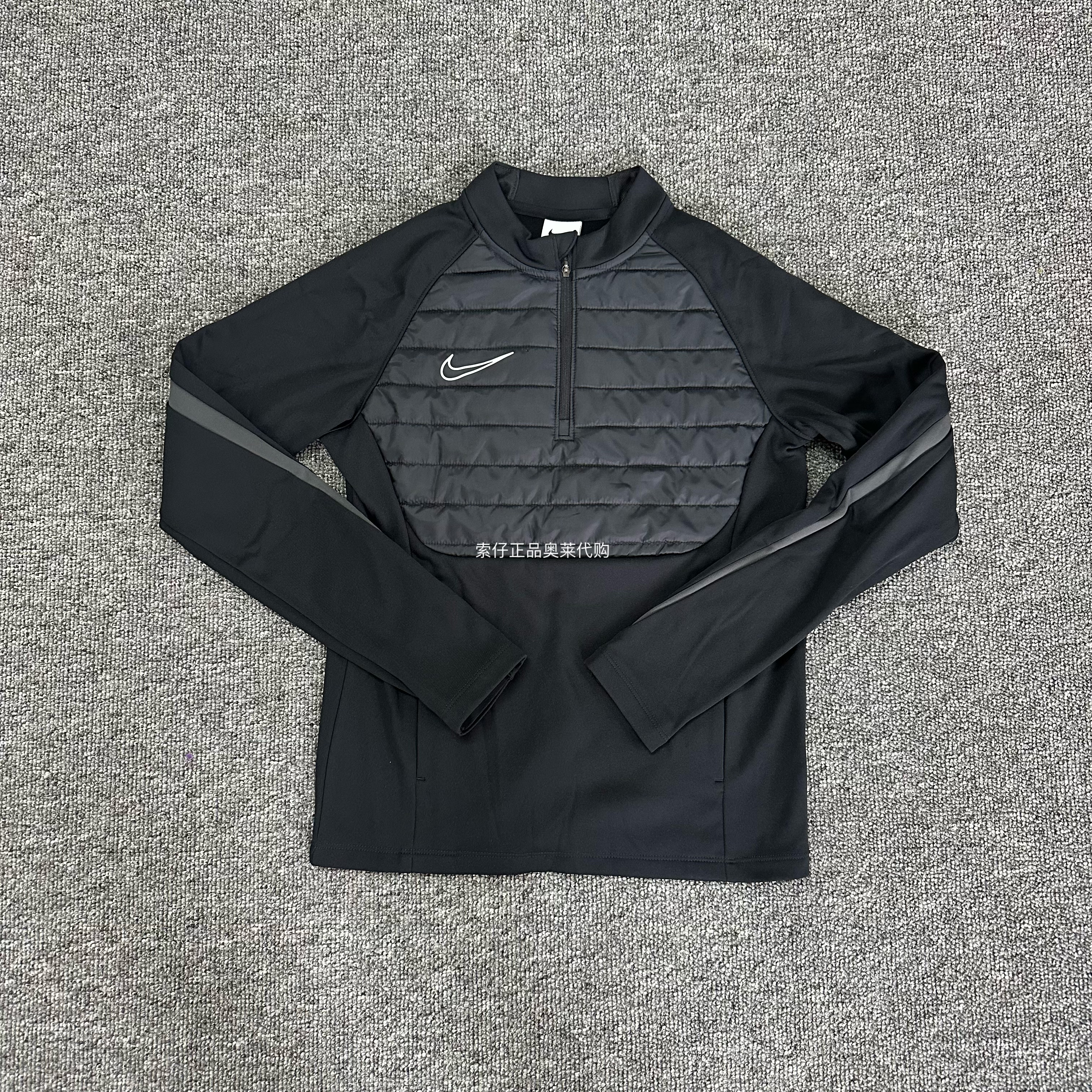 耐克Nike 大童防风夹棉半拉链长袖立领套头夹克外套FJ6181-010,运动服/休闲服装,运动棉衣,淘宝优惠券,粉丝福利购,淘宝优惠卷