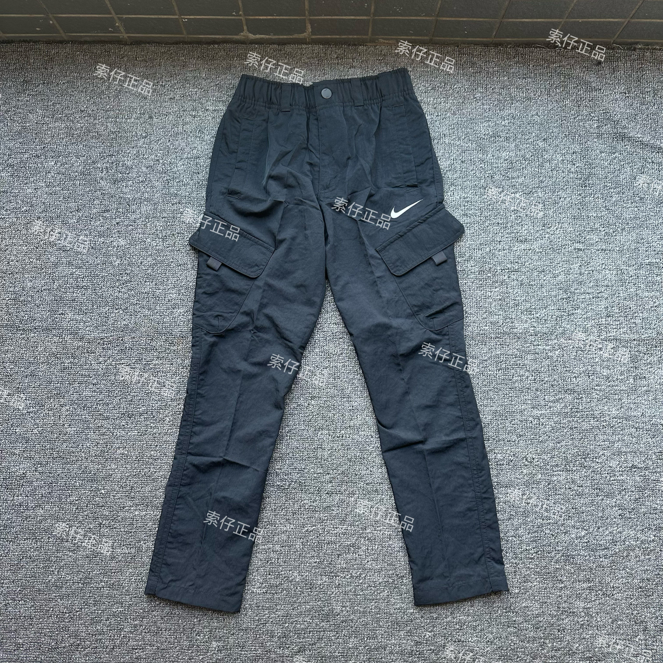 正品耐克/Nike 男女大童儿童训练休闲户外工装口袋运动长裤FD3239