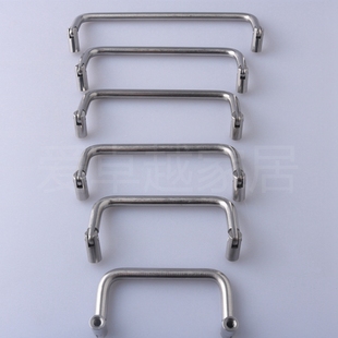 LS509设备箱工具箱抽屉柜门拉手 机箱把手 304不锈钢折叠活动把手