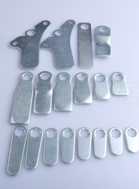 705锁舌挡片AB锁片铁片8*8孔弯锁舌只适合店铺内门锁 不外配 慎拍