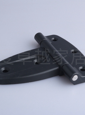 CL108工业设备箱柜门铰链 黑色三角页折页机械自动化设备尼龙合页