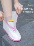 Портативная обувь, водонепроницаемые нескользящие бахилы, носки, детский дождевик, туфли, сапоги, увеличенная толщина