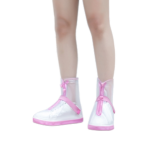 便携套鞋女款防水鞋套外穿防滑加厚脚套下雨天儿童雨鞋套水鞋雨靴