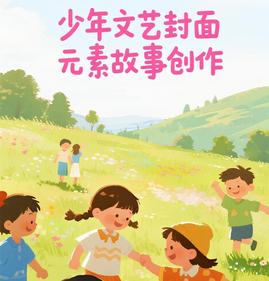 ppt制作代少年文艺封面元素故事创作工作汇报宣传演讲课文案新闻