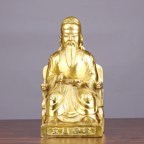 黄铜文昌帝君文昌星张亚子