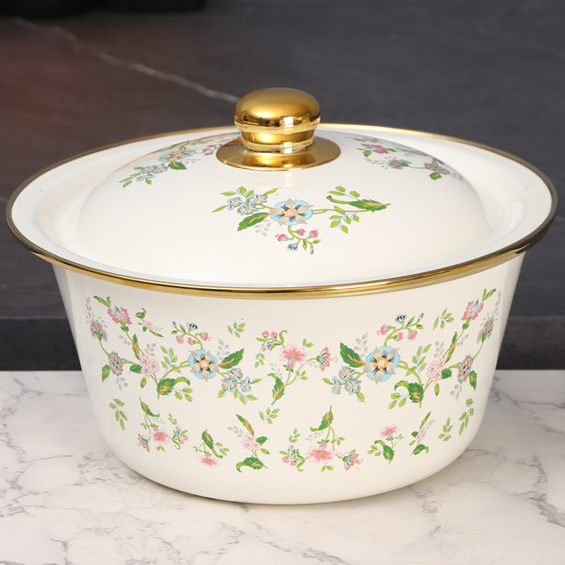 欧丽家搪瓷碗盆带老式猪油