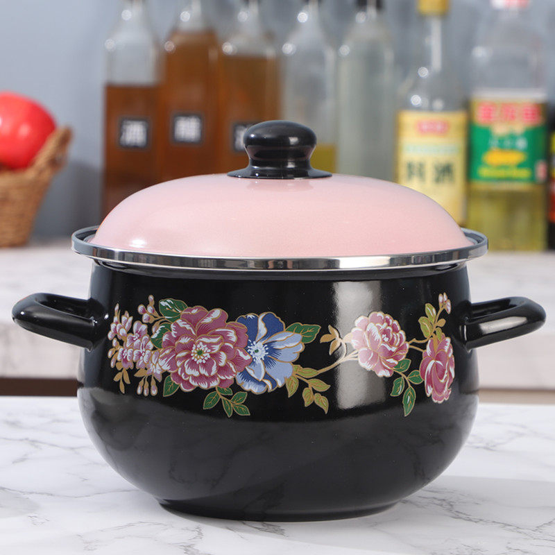 欧丽家珐琅瓷搪瓷锅彩瓷汤锅炖锅闷烧锅珐琅锅电磁炉明火通用锅具,厨房/烹饪用具,炖锅/炖煲/汤煲,淘宝优惠券,粉丝福利购,淘宝优惠卷