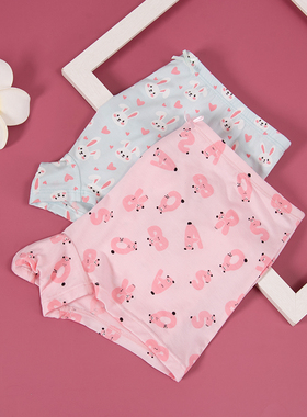 舒雅儿童内裤 莫代尔女童平角裤女孩学生四角裤20278T