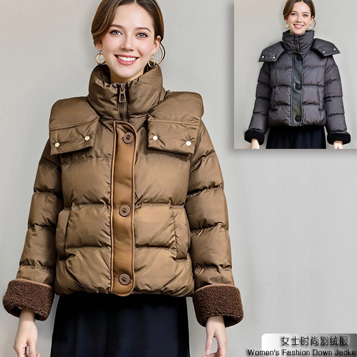 2025年冬季新款女士白鸭绒羽羽绒服